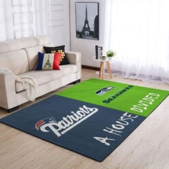 Seattle Seahawks Living Room Area Rug