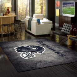 Seattle Seahawks Living Room Area Rug