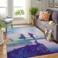 Sleeping Princess Aurora And Prince Living Room Area Rug