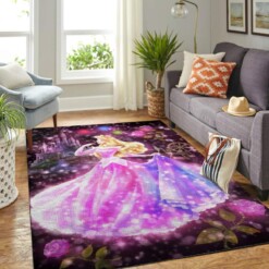 Sleeping Princess Aurora Living Room Area Rug