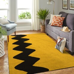 Snoopy Dog And Peanuts Comic Living Room Area Rug