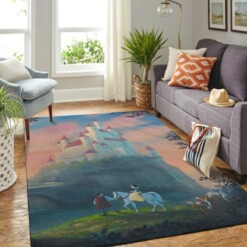 Snow White And Seven Dwarfs Living Room Area Rug