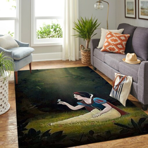 Snow White And Seven Dwarfs Living Room Area Rug