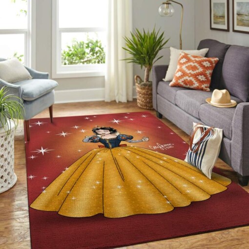 Snow White And Seven Dwarfs Living Room Area Rug