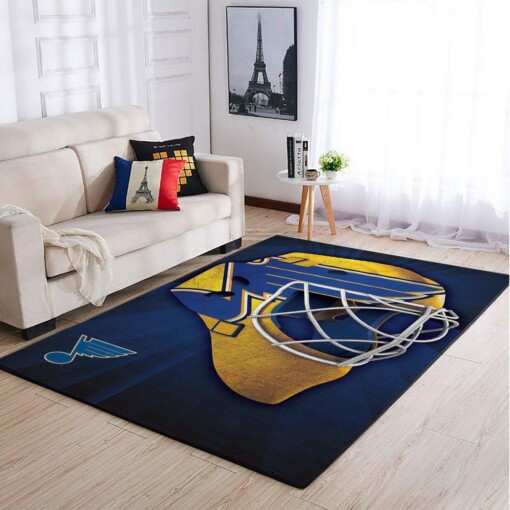 St Louis Blues Living Room Area Rug