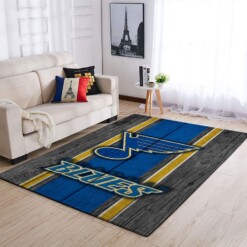 St Louis Blues Living Room Area Rug