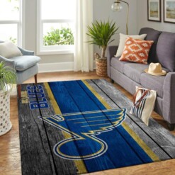 St Louis Blues Living Room Area Rug