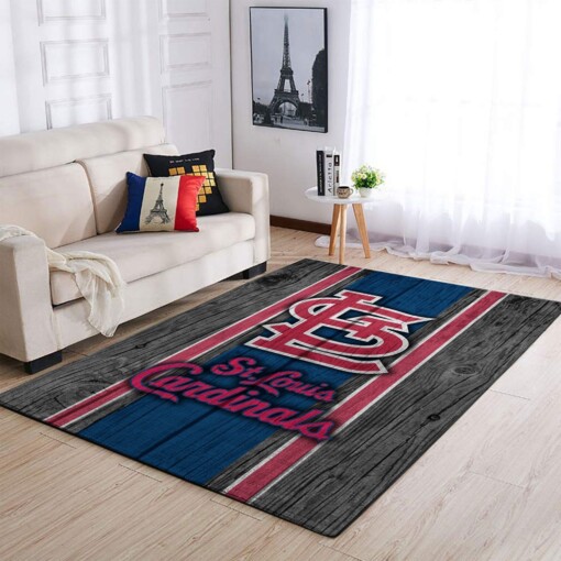 St Louis Cardinals Living Room Area Rug