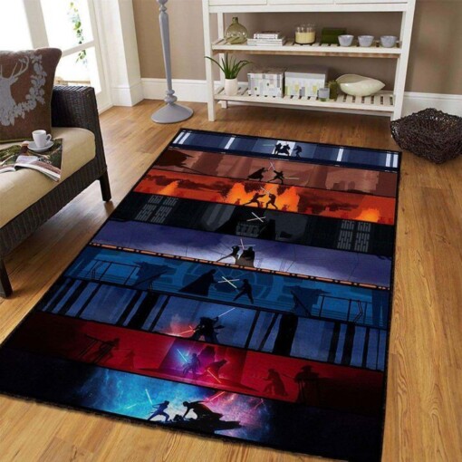 Star War Living Room Area Rug