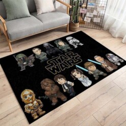 Star War Living Room Area Rug