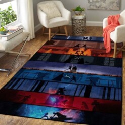 Star War Living Room Area Rug