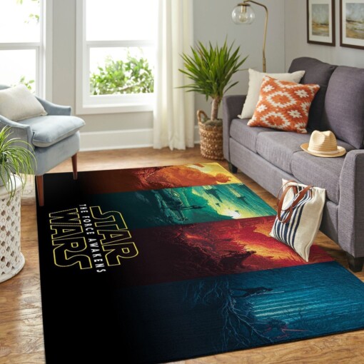 Star War Living Room Area Rug