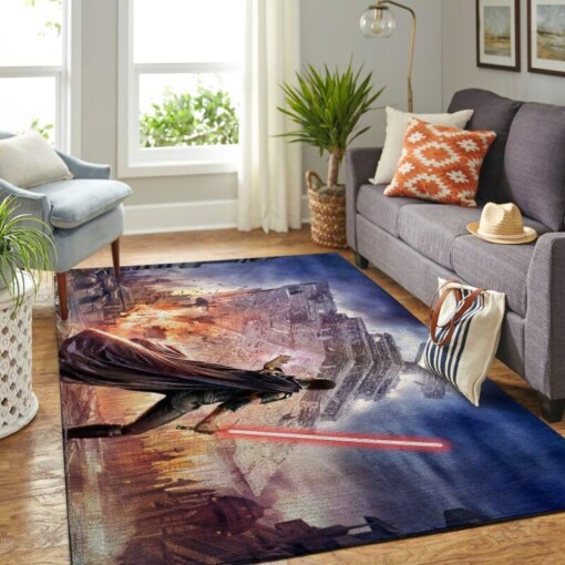 Star War Living Room Area Rug