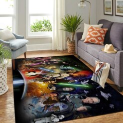 Star War Living Room Area Rug