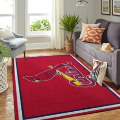 Stlouis Cardinals Living Room Area Rug