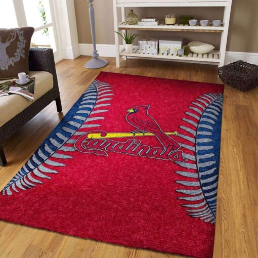 Stlouis Cardinals Living Room Area Rug