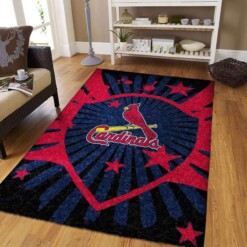 Stlouis Cardinals Living Room Area Rug