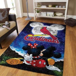 Stlouis Cardinals Living Room Area Rug