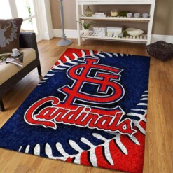 Stlouis Cardinals Living Room Area Rug