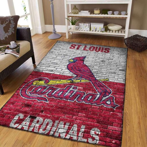 Stlouis Cardinals Living Room Area Rug