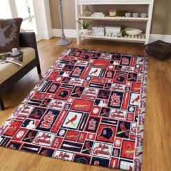 Stlouis Cardinals Living Room Area Rug