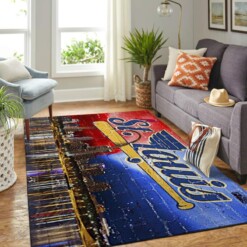 Stlouis Cardinals Living Room Area Rug