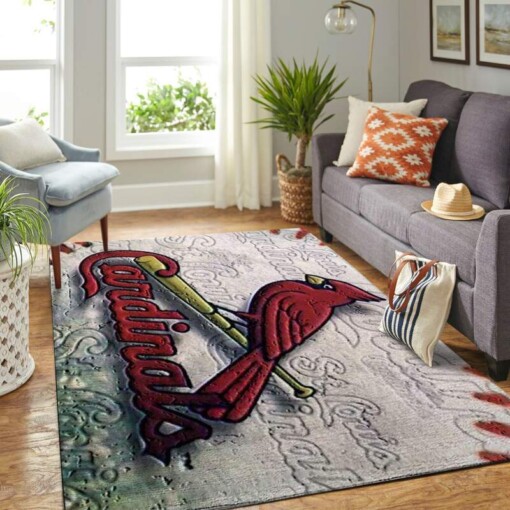 Stlouis Cardinals Living Room Area Rug