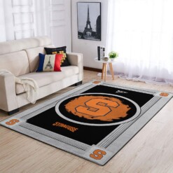 Syracuse Orange Living Room Area Rug