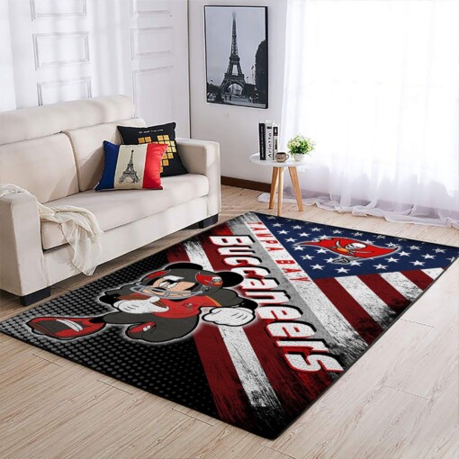 Tampa Bay Buccaneers Living Room Area Rug