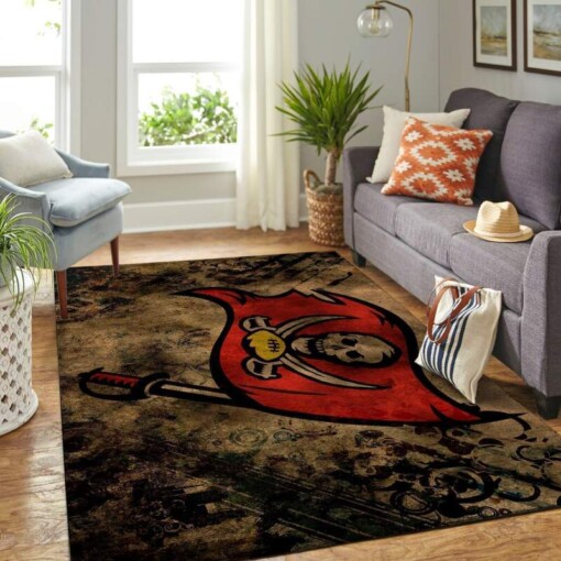 Tampa Bay Buccaneers Living Room Area Rug