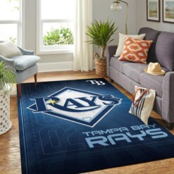 Tampa Bay Rays Living Room Area Rug