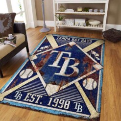 Tampa Bay Rays Living Room Area Rug