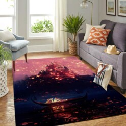 Tangled Disney Movie Living Room Area Rug