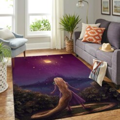 Tangled Disney Movie Living Room Area Rug