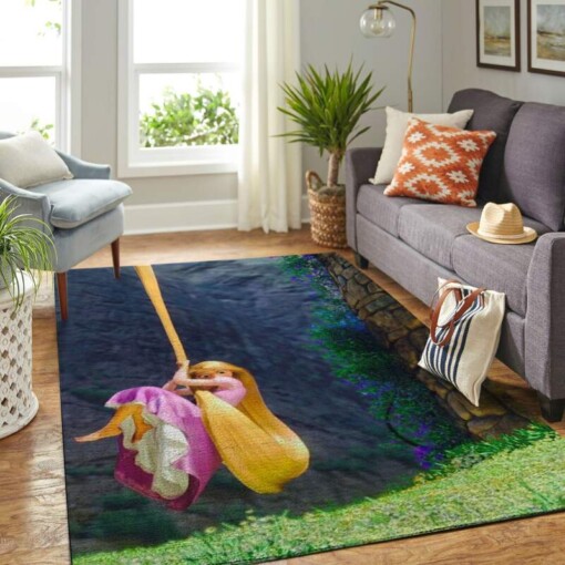 Tangled Disney Movie Living Room Area Rug