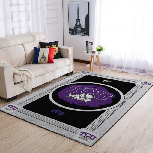 Tcu Horned Frogs Living Room Area Rug