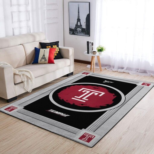 Temple Owls Living Room Area Rug