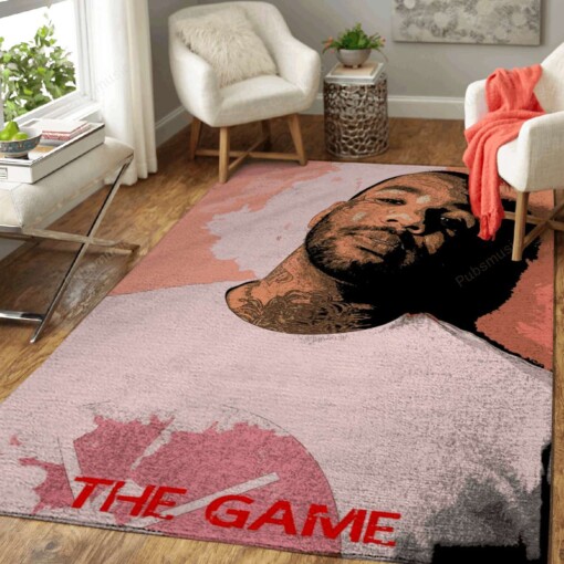 The Game Music Art For Fans Living Room Area Rug