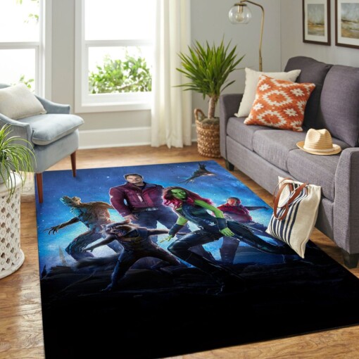 The Guardian Of The Galaxy Living Room Area Rug