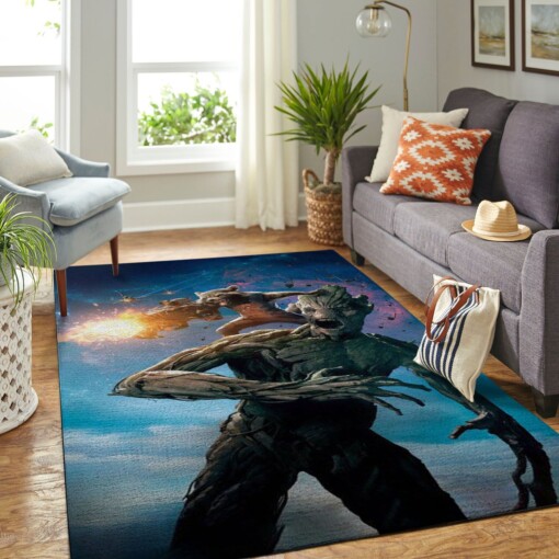 The Guardian Of The Galaxy Living Room Area Rug