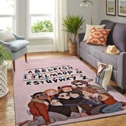 The Stranger Things- Netflix Teen Movie Living Room Area Rug