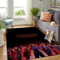 The Stranger Things- Netflix Teen Movie Living Room Area Rug