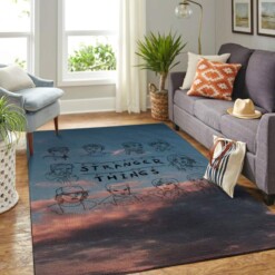 The Stranger Things- Netflix Teen Movie Living Room Area Rug