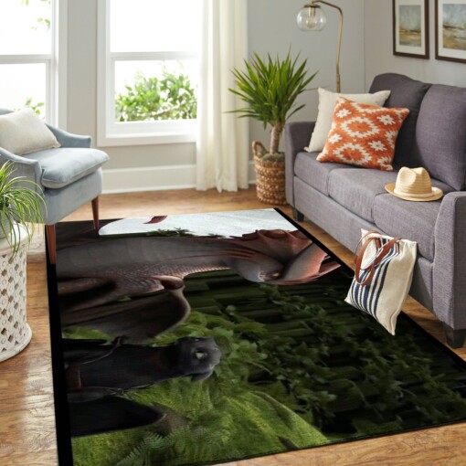 Toothless And Hiccup Living Room Area Rug