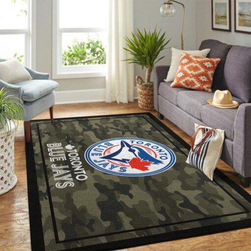 Toronto Blue Jays Living Room Area Rug