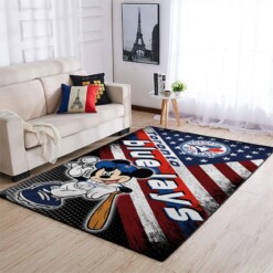 Toronto Blue Jays Living Room Area Rug