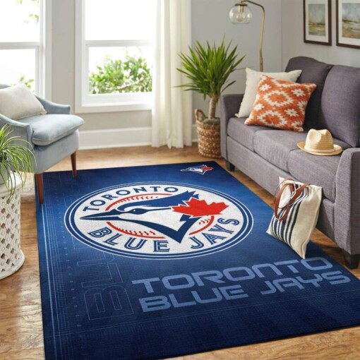 Toronto Blue Jays Living Room Area Rug