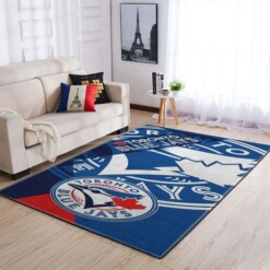 Toronto Blue Jays Living Room Area Rug