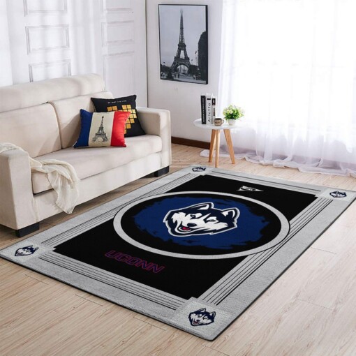 Uconn Huskies Living Room Area Rug