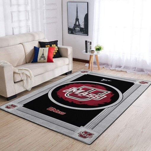 Umass Minutemen Living Room Area Rug